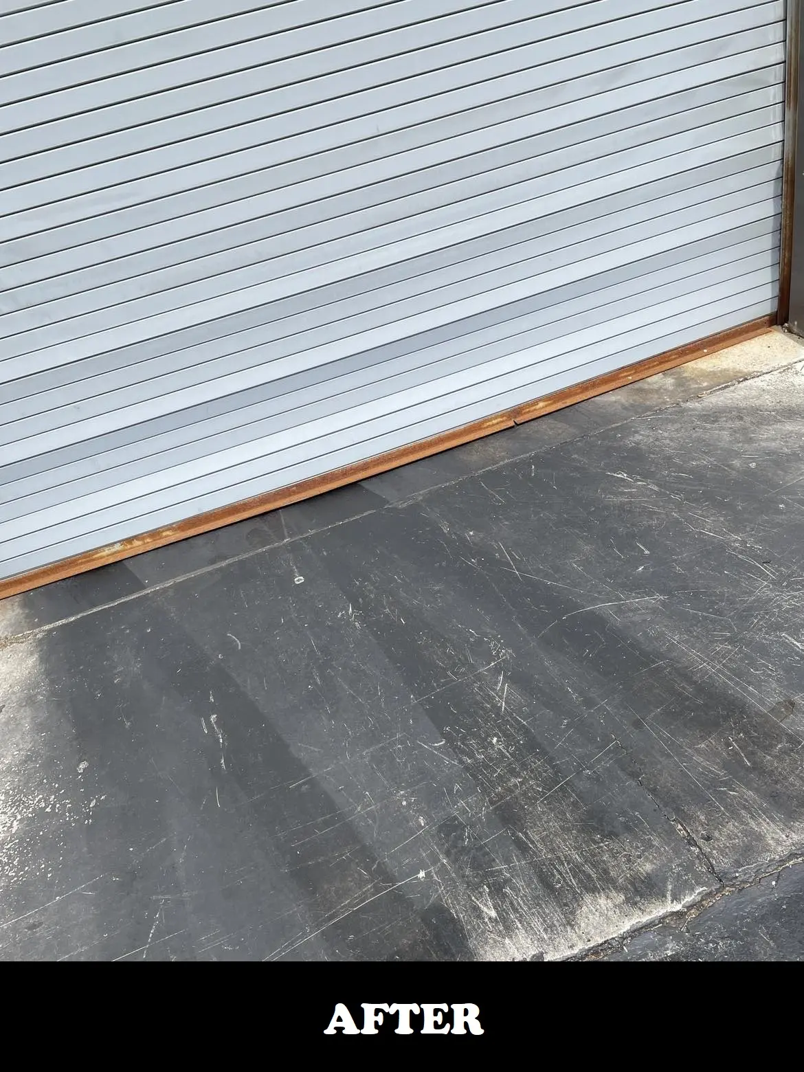 commercial dock after powerwash