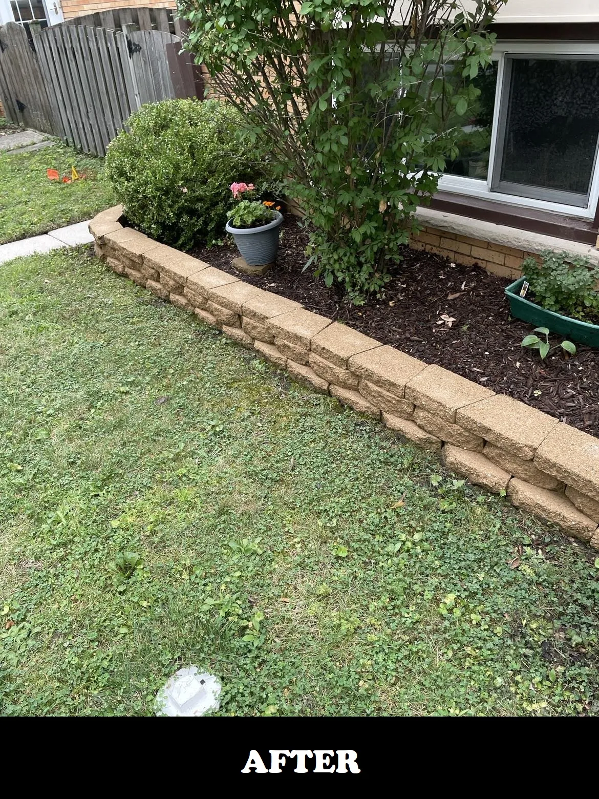 residential bricks after powerwash